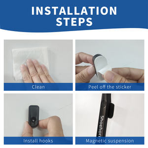 Logo personnalisé promotionnel d'usine chausse-pied cuillère à chaussure avec aimant long chausse-pied en plastique - Product Image 6