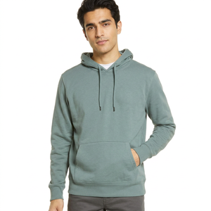 Sudaderas con media cremallera para hombre al por mayor, transpirables, para invierno, superventas, con logo personalizado, bloques de color, ligeras, 100% algodón velour - Product Image 1