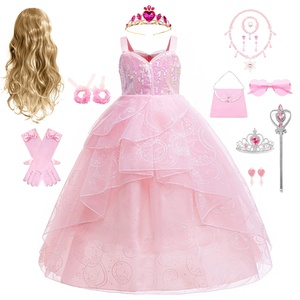 strapless open back dress Red Christmas Princess Dress for Girls – Sequin High Low Holiday Formal Gown