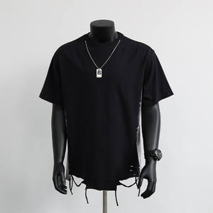 A25ARK7971/Camiseta Retro Americana de Manga Corta, Estilo Urbano, Holgada, Moderna, Combinable con Todo, para <span class=keywords><strong>Hombre</strong></span> y Mujer, Verano - Product Image 1