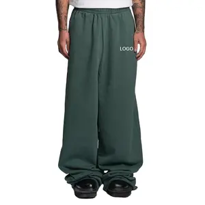 Dikke Hiphopbroek Zwaargewicht Joggingbroek Wijde Pijpen Joggingbroek Casual 100% Katoenen Heren Baggy Fit Broek