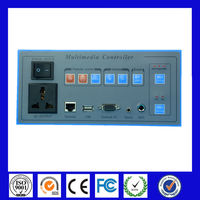 Centro de Control Todo en Uno GAOKEview, Podio de Enseñanza, Controlador Multimedia, Conecta Proyector y Computadora