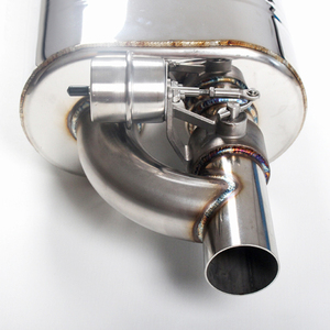 2.5/3 inch đơn outlet chân không valvetronic xả Muffler van trống xe xả âm thanh sóng sửa đổi điều khiển từ xa - Product Image 3