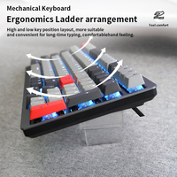Clavier de jeu mécanique Kailh à 96 touches, rétroéclairé LED, USB Type-C, à échange à chaud, nouveau design 2026 pour ordinateur portable