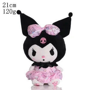 ขายส่งของเล่นอะนิเมะน่ารักSanrioes MelodyของฉันคิตตีKuromi Cinnamoroll Purin Plushของเล่นการ์ตูนตุ๊กตาสัตว์Plushของเล่น