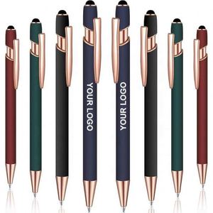 Bolígrafo Stylus LCC618 con Logotipo Personalizable, Impresión de Marca, Bolígrafo de Metal con Punta Suave, Bolígrafos Promocionales con Logotipo Personalizado - Product Image 1