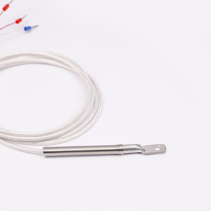 Sonda de termopar de alta temperatura tipo K J E N T R S B de acero inoxidable de uso industrial con tubo de protección - Product Image 3