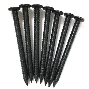 all kinds of iron nails black round head nails for stone coated