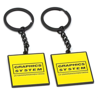 Porte-clés en métal émaillé souple, gravé sur mesure, avec logo multi-styles, trophée rotatif, arc-en-ciel, pour cadeaux promotionnels et souvenirs