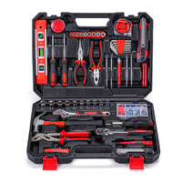 Kit de Mantenimiento Manual para Electricistas y Carpinteros, Juego de Herramientas Personalizable OEM, Caja de Herramientas Resistente Hecha de Acero al Carbono y Metal