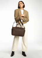 Sac à Langer en Cuir Haut de Gamme Sur Mesure Imperméable Portable Grande Capacité pour Bébés et Mamans