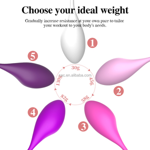 SacKnove 6 Stück Set Weibliche Masturbation Liebhaber Vaginal Übung Ben Wa Postpartum Reparatur Sexspielzeug Kirsche Kegel Bälle für Frauen - Product Image 6