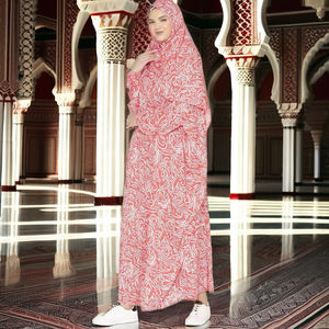 Meilleures ventes Naqab de créateur pour femmes, Burqa à manches longues, Hijab de style ethnique personnalisé, ensembles de robes musulmanes islamiques traditionnelles - Product Image 1