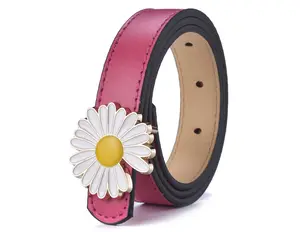 Hot sale fashion children waistband baby girl belts girls waist band kid designer belt PU belts for kids