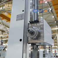 Centre d'usinage horizontal à double broche CNC TH6913B de type plancher avec moteur, perçage de trous profonds, roulement de noyau
