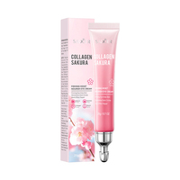 Crème pour les yeux en vente chaude, crème pour les yeux éclaircissante à la vitamine C, crème pour les yeux hydratante et apaisante