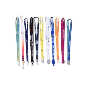 Cordons de cou en nylon personnalisés à sublimation avec logo – Accessoires promotionnels écologiques et durables pour porte-clés - Product Image 1