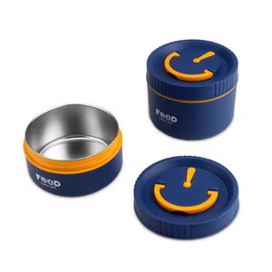 Boîte à <span class=keywords><strong>lunch</strong></span> isotherme pour étudiants à 3 compartiments, multi-niveaux, 1400 ml, avec couverts, sac isotherme, chauffable, étanche - Product Image 5