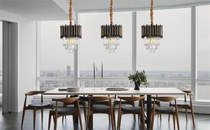 Lustre LED moderne en <span class=keywords><strong>cristal</strong></span> pour chambre à coucher, salon, salle à manger, lumière de luxe, vente directe en usine - Product Image 2