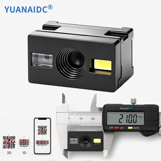 OEM 2D QR Barcode Scanner Module Mini Embedded CMOS Reader Engine USB TTL Interface for Smart Kiosk Terminal