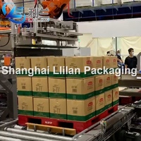 Palettiseur robotisé électrique haute vitesse, machine d'empilage automatique pour cartons/bocaux/bouteilles, emballage de vêtements