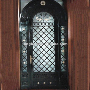 Puertas de entrada de hierro forjado a mano, puertas de entrada residencial, superventas - Product Image 2