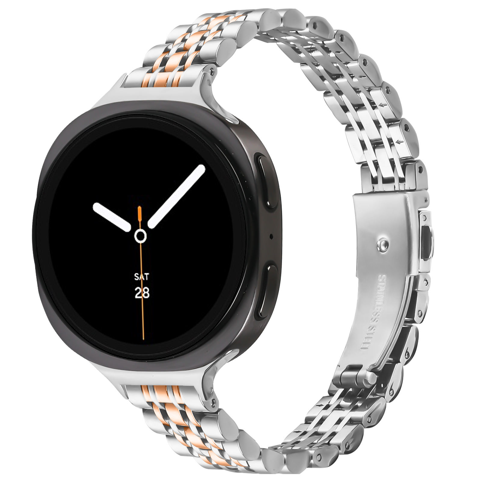 สีเงินสีโรสโกลด์