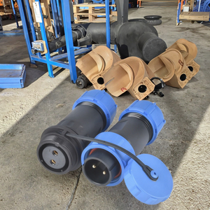 Водонепроницаемые авиационные разъемы SP21 IP68 из меди и нейлона, 2/3/4/5/7/9/12-контактные, гнездовые и штекерные, для наружного промышленного применения, силовой штекер - Product Image 6