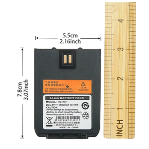 Gaodaptt แบตเตอรี่ Li-ion BL1401สองทางวิทยุ7.4V 1400mAh ชาร์จได้สำหรับวิทยุสื่อสาร X1p X1e Z1p X1pi-U1 Z1p X1pi-V1 - Product Image 5