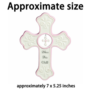 Cruz de Cerámica Pintada a Mano para Niños - Excelente Regalo para Bautizo, Cristening o Baby Shower - Product Image 6