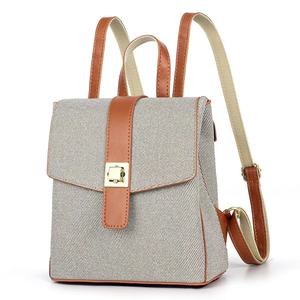 Women's <b>Large</b>-Capacity Fashion <b>Leather</b> <b>Backpack</b> College Style Waterproof PU with Zipper Closure Anti-Theft Feature for Travel - Product Image 5