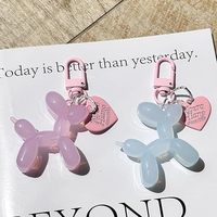 Gantungan Kunci Anjing Jelly Balloon Siap Kirim untuk Remaja Perempuan, Gantungan Kunci Poodle Lucu, Aksesoris Tas, Aksesoris Dompet, Perhiasan Estetik, RTS