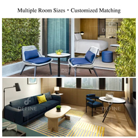 Fournisseur d'usine : Ensembles de mobilier de chambre d'hôtel modernes sur mesure en bois, mobilier complet pour hôtels et projets de rénovation d'appartements hôteliers