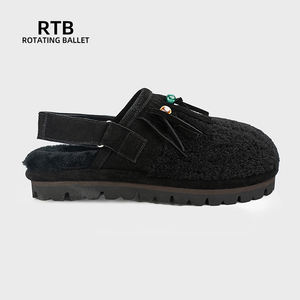 Phụ Nữ Chính Hãng Da Cừu Một Mảnh Bất Lông Lót Cho Phong Cách Thời Trang Thoải Mái Cho Không Trượt Bền Duy Nhất Ấm Mùa Đông Giày - Product Image 2