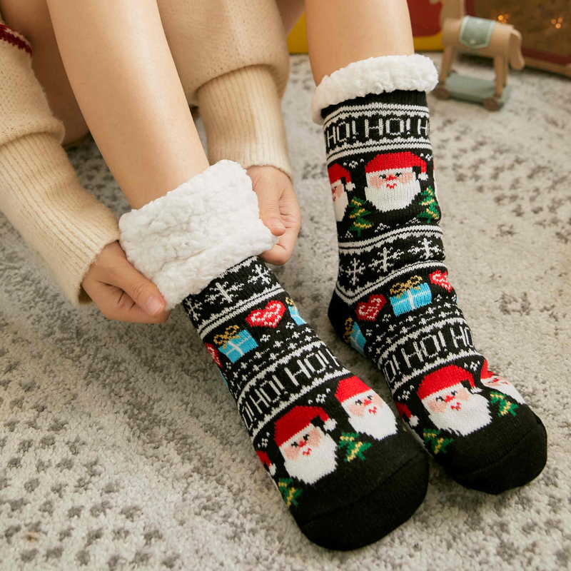 Wholesale Warm Thick Solid Knitted Thermal
