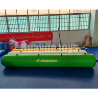 Nouveau design Jeux de sport de plein air 4 places Cube gonflable jouet couleur Tube de jouet de course pour les jeux de team building