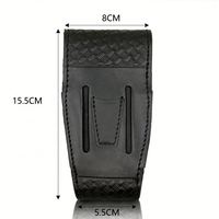 Sac pour menottes tactiques en cuir personnalisable, cousu à la main de haute qualité
