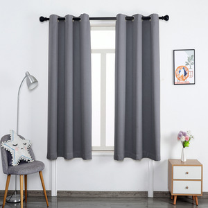 Tende Oscuranti con Occhielli Grigio Scuro, Tende Termoisolanti Oscuranti per Finestre, Ideali per Camera da Letto e Soggiorno - Product Image 1