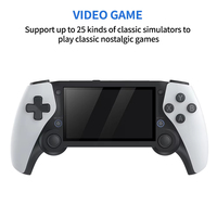 Konsol Game Genggam M25 Layar HD 4.3 inci 19000+ Game Pemain Ganda Retro Portabel untuk Psp Ps1 N64 128G Kustomisasi