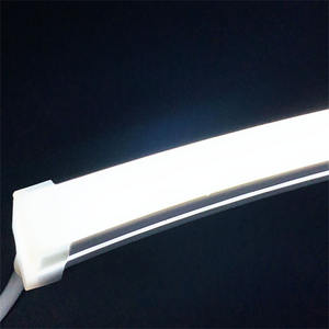 Vue de dessus Vue latérale Taille néon 20x20mm Couleur unique Rvb pixel Smart Pleine couleur Programmable 12v 24v pixel <span class=keywords><strong>Tube</strong></span> néon étanche - Product Image 6