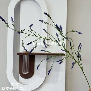 Herbe artificielle de jardin secret, herbe de renard à longue tige en plastique, décoration de mariage, décoration intérieure, lavande, violet, rouge, jaune, blanc - Product Image 4