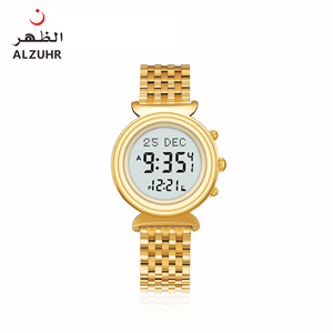 Factory Price <strong>Al</strong> <strong>Fajr</strong> Prayer <strong>Watches</strong> Dual Time Azan <strong>New</strong> Design Waterproof <strong>Watch</strong> for Women - Product Image 1