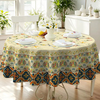 Nappe Rectangulaire Bohème à Motif Mandala, Protection de Table pour Salon, Décoration Intérieure, Prix Usine - Grande Vente