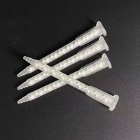Mélangeur statique de colle MAH 05-17T pour applications industrielles en Chine, mini-mélangeur d'époxy, tube de mélange, embout de mélange pour robot automobile, fixation par baïonnette sécurisée