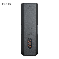 Altoparlante PA a Colonna H206 Dual da 6,5 Pollici 300W Full Range in Legno Compensato per Installazioni in Conferenze, Chiese e Palcoscenici