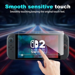 9H Thế Hệ Mới Cao Cấp Chuyên Nghiệp Chống Dấu Vân Tay Tempered Glass Màn Hình Bảo Vệ Phim Cho <span class=keywords><strong>Nintendo</strong></span> Chuyển Đổi 2 - Product Image 4
