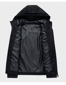 Men's Winter <b>Camouflage</b> Quilted Puffer Jacket Hooded Windbreaker Fashion Streetwear Large Size J0125 - Product Image 5