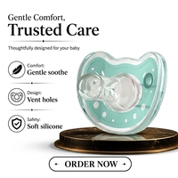 Produits écologiques pour bébés, sucette pour nourrissons nouveau-nés, anti-flatulence, sans BPA, ensemble de sucettes en silicone pour bébés