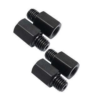 Резьбовой переходник M10 M8 конвертер для мотоцикла Зеркала заднего вида переходник резьбовой хромированный - Product Image 5