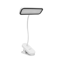 Lampe de bureau moderne à LED blanche alimentée par USB 800mA avec batterie ultra longue durée pour salle de lecture